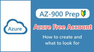 【AZ-900】How to create an Azure free account and what to look for